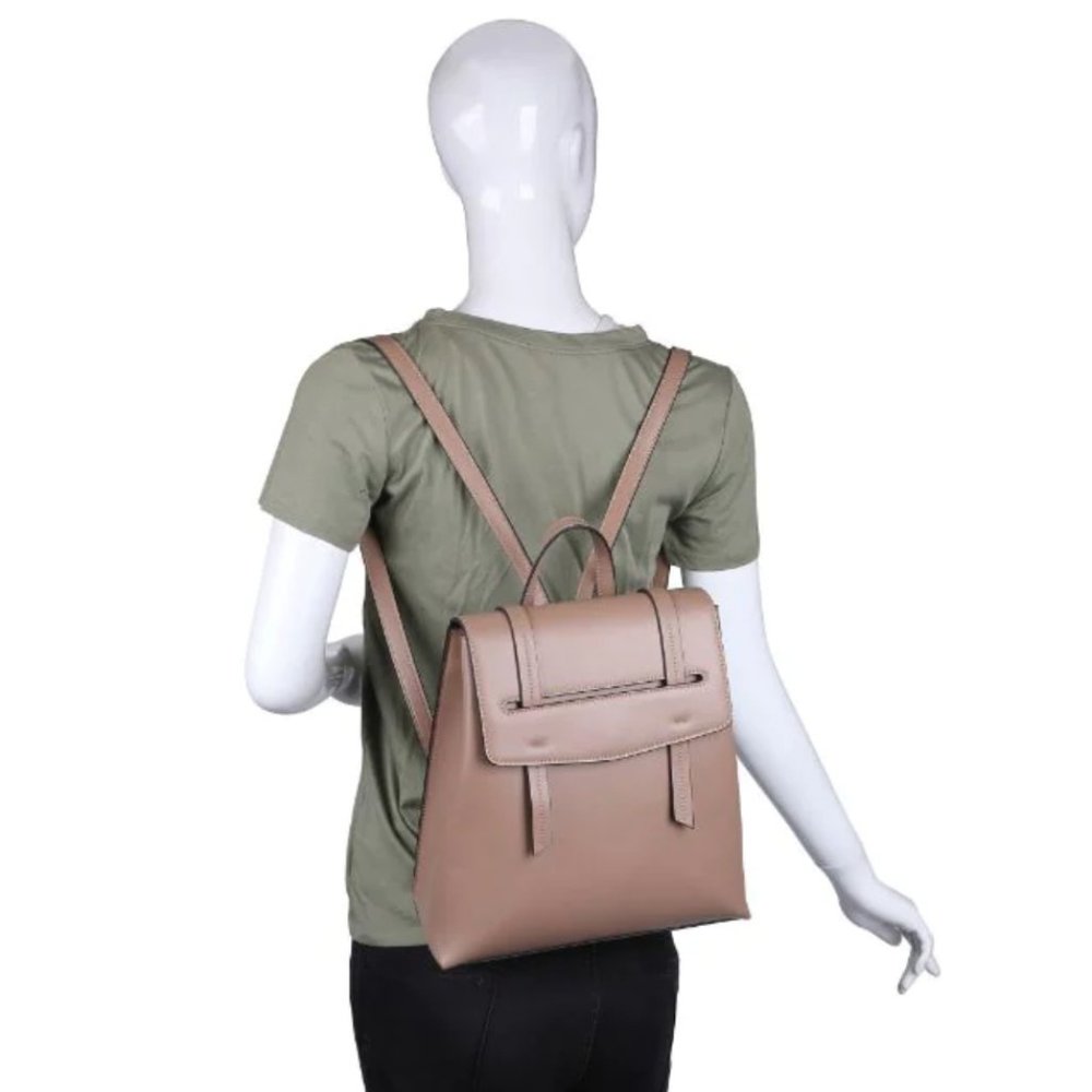 NWT! Moda Luxe Parker Vegan Leather Backpack in Nude